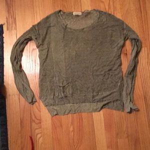 Adorable linen blend Anthropologie sweater